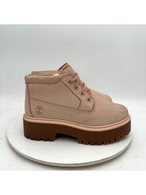 Timberland Nellie Stonestreet Kids Sz 4 Women 5.5 TB0A6EJ9-EKD Pink Chukka Boot